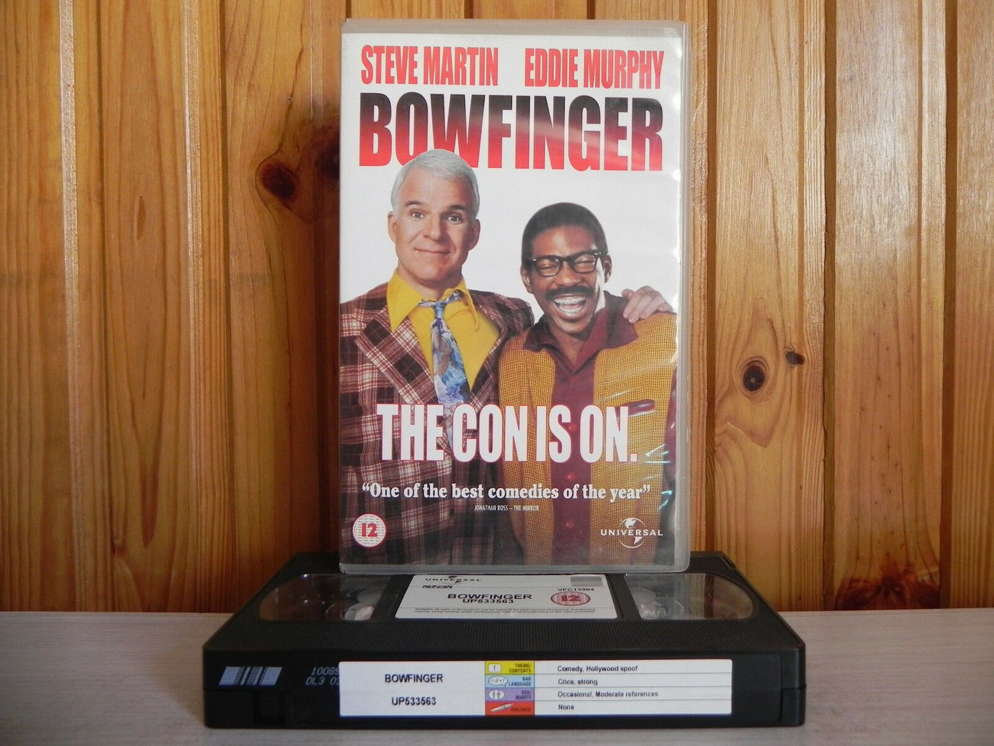 Bowfinger - Universal - Comedy - Steve Martin - Eddie Murphy - Pal VHS-