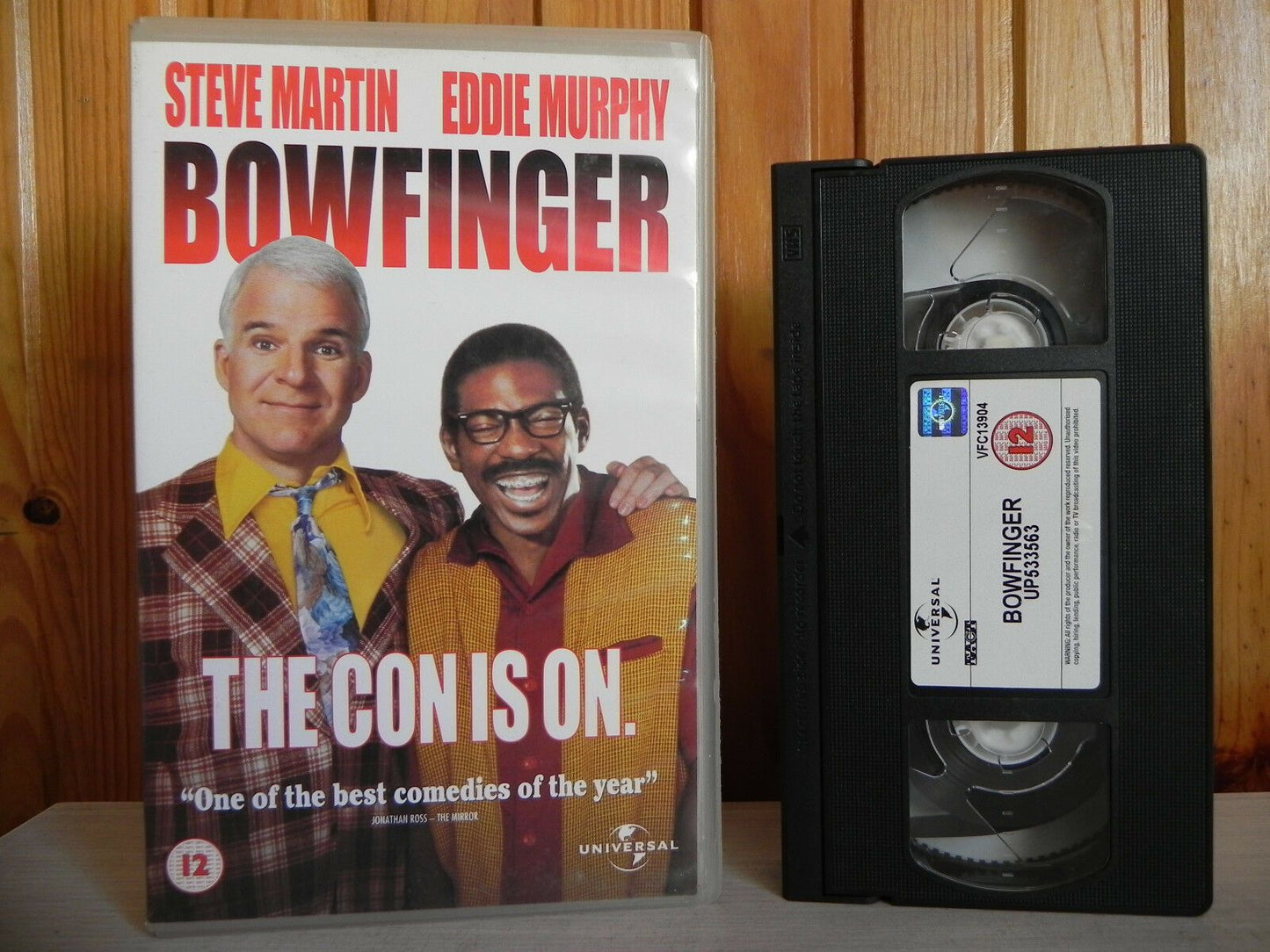 Bowfinger - Universal - Comedy - Steve Martin - Eddie Murphy - Pal VHS-