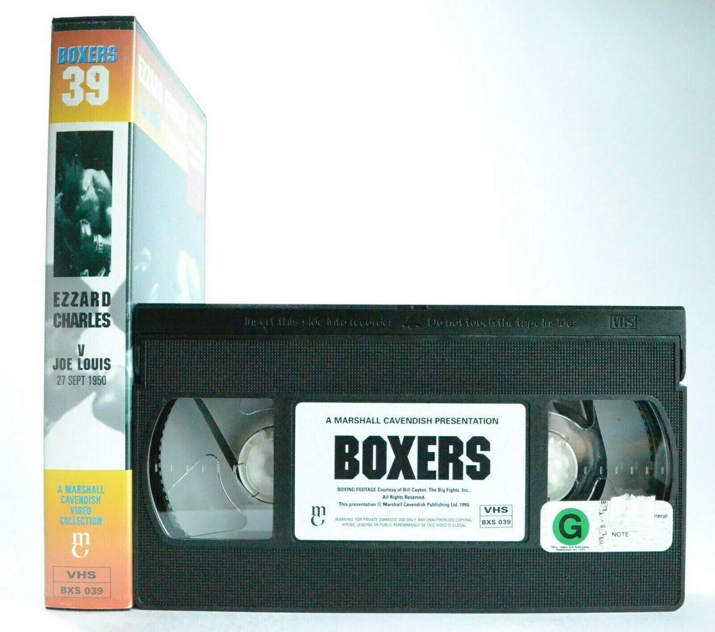 Boxers: Ezzard Charles Vs Joe Louis - 27/09/1950 - Heavyweight Title Fight - VHS-