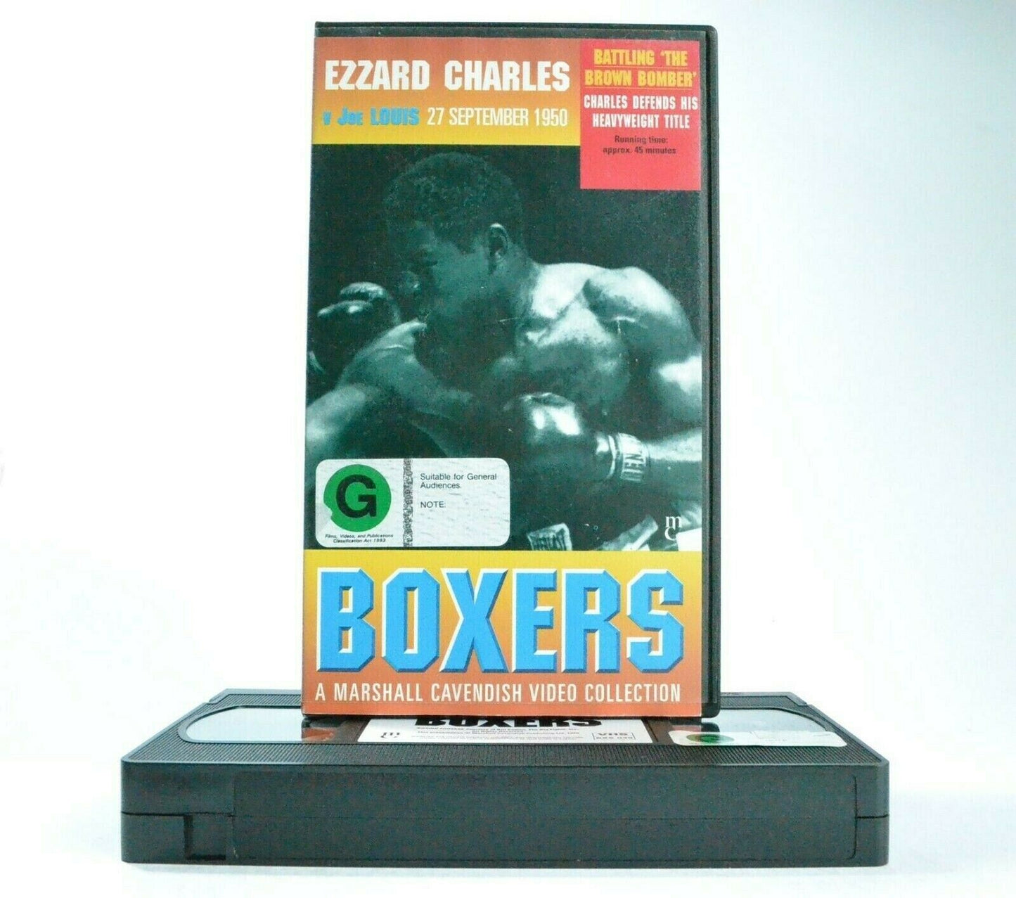 Boxers: Ezzard Charles Vs Joe Louis - 27/09/1950 - Heavyweight Title Fight - VHS-