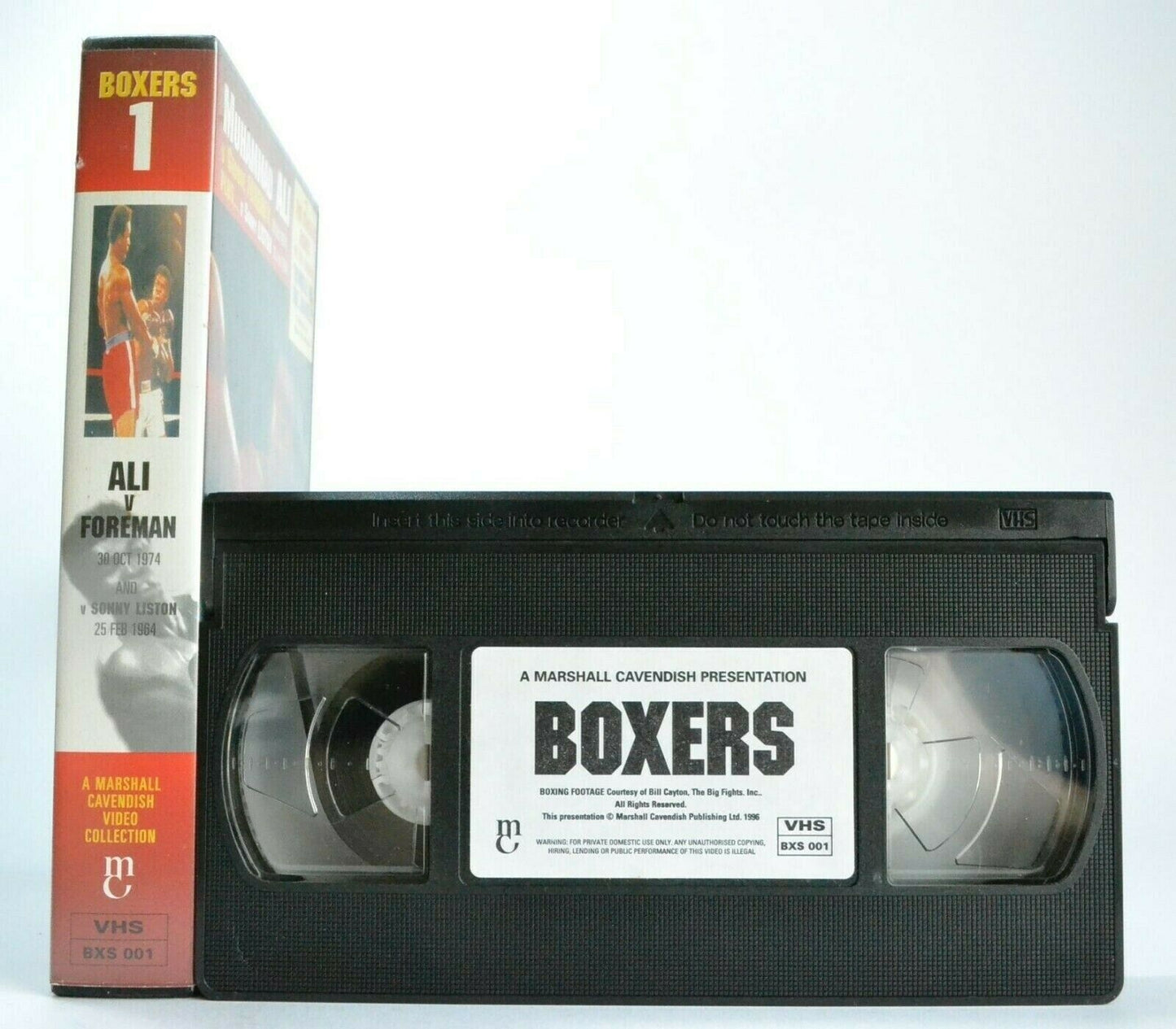 Boxers: "Muhamad Ali" Vs. "George Foreman" (1974) - Classic Fights Sports - VHS-