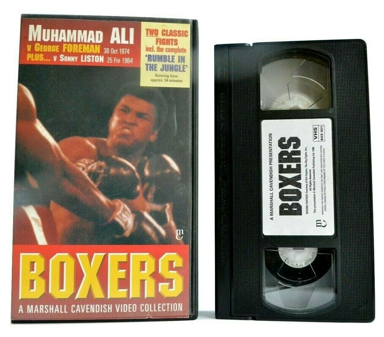 Boxers: "Muhamad Ali" Vs. "George Foreman" (1974) - Classic Fights Sports - VHS-