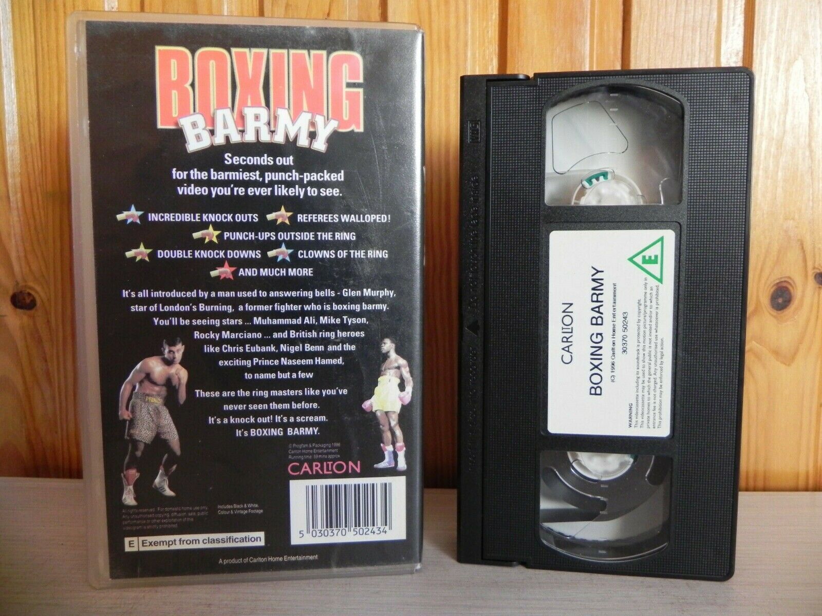 Boxing Barmy - Incredible Knock Outs - Mike Tyson - Prince Naseem - Pal VHS-