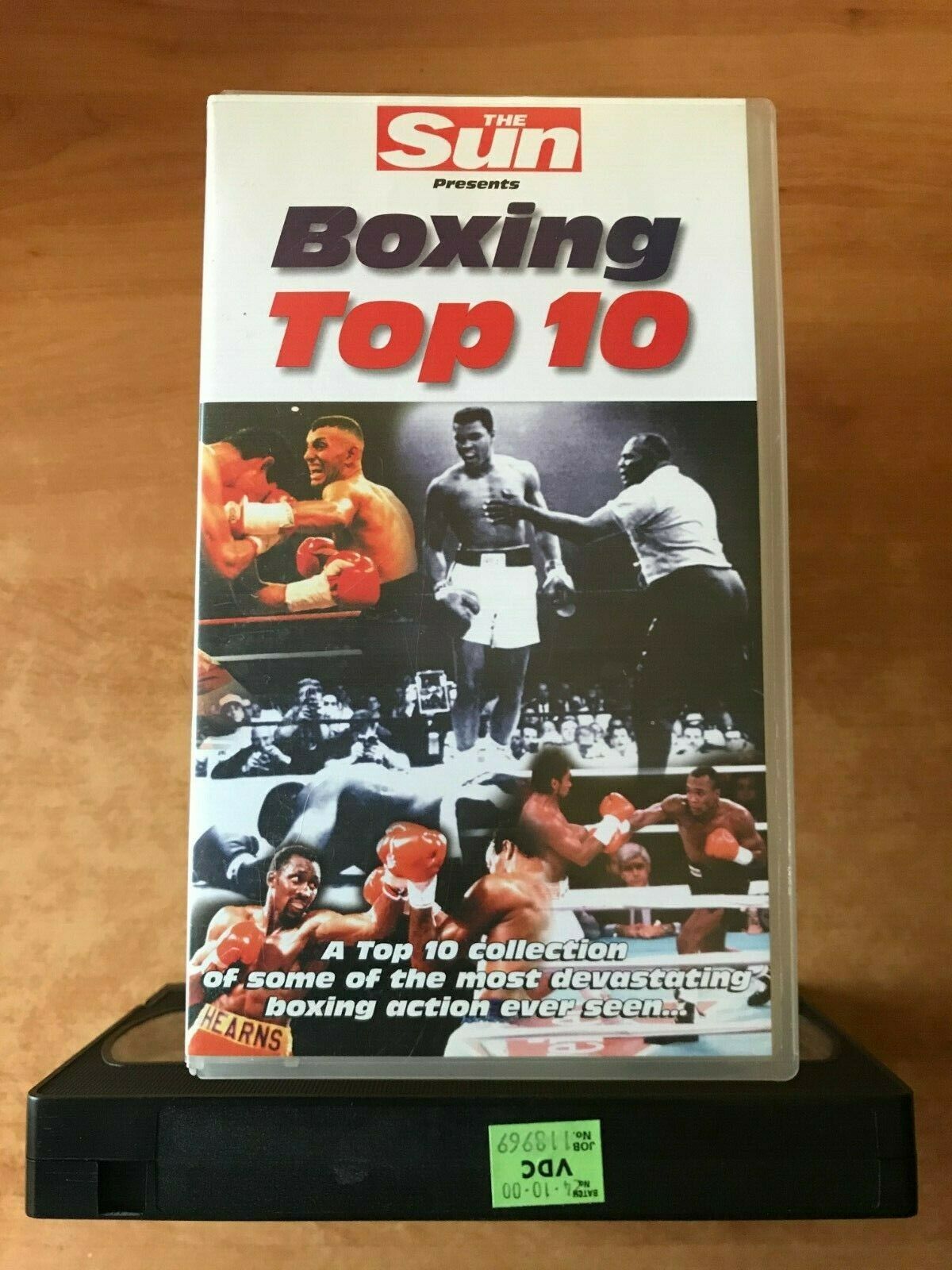 Boxing Top 10 (The Sun): Mike Tyson - Jack Dempsey - Muhammad Ali - Pal VHS-