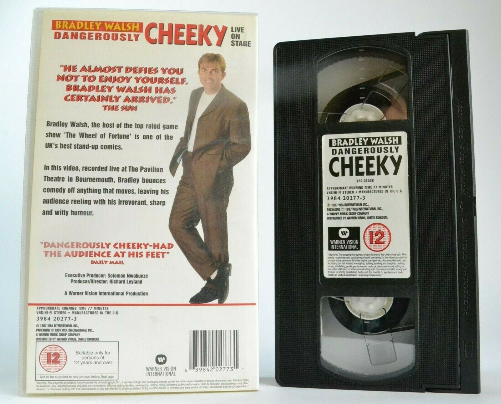 Bradley Walsh: Dangerously Cheeky; Pavilion Theatre/Bournemouth - Stand-Up - VHS-