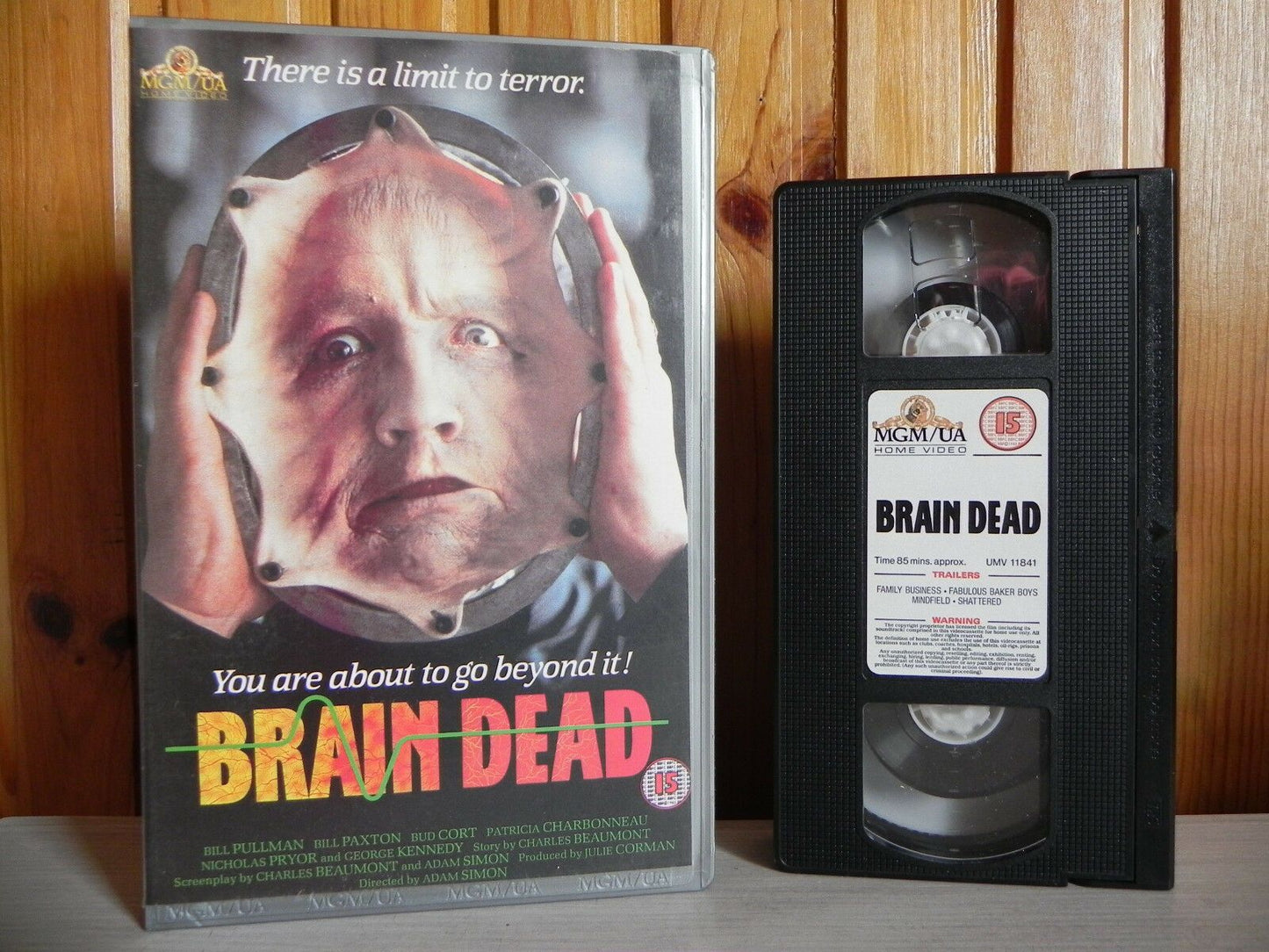 Brain Dead - MGM/UA Home Video - Bill Pullman - Bill Paxton - Bud Cort - Pal VHS-