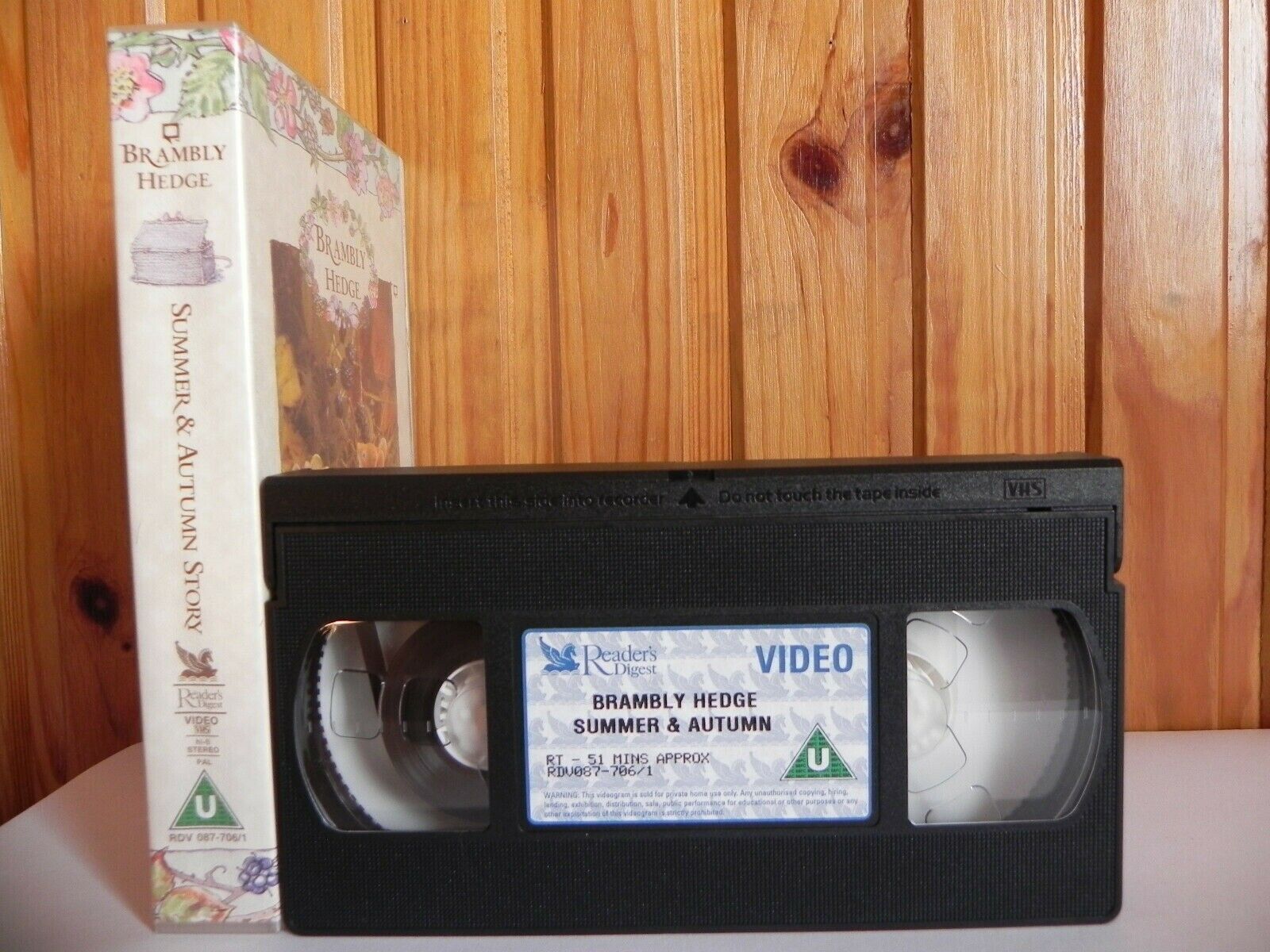 Brambly Hedge: Summer And Autumn Story - Animated - Adventure - Kids - Pal VHS-