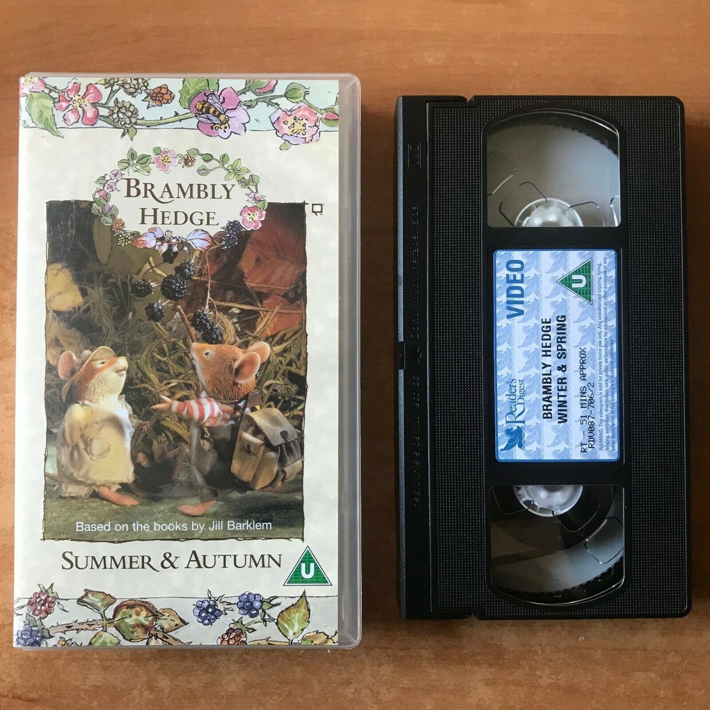 Brambly Hedge: Summer & Autumn; [Jill Barklem] Animated - Children's - Pal VHS-