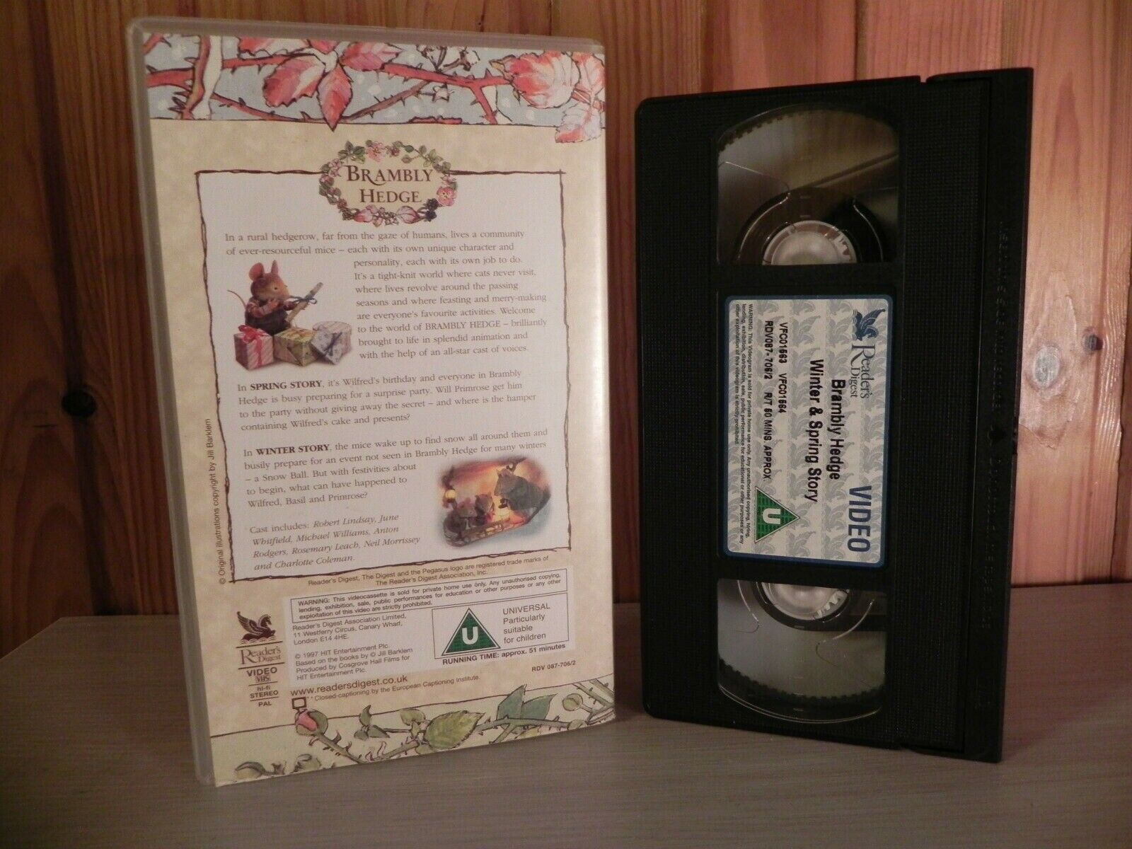 Brambly Hedge: Winter And Spring - Based On J.Barklem Book - Children's - VHS-