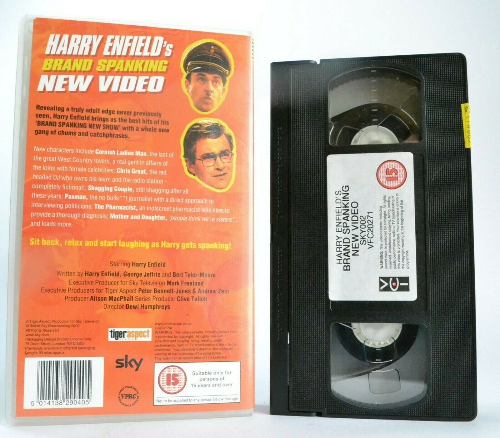 Brand Spanking New Video: By Harry Enfield - Comedy Show - George Jeffrie - VHS-