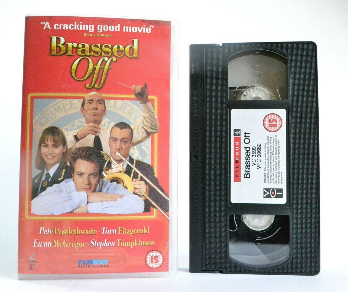 Brassed Off; [] Drama - Colliery Brass Band - Ewan McGregor - VHS-