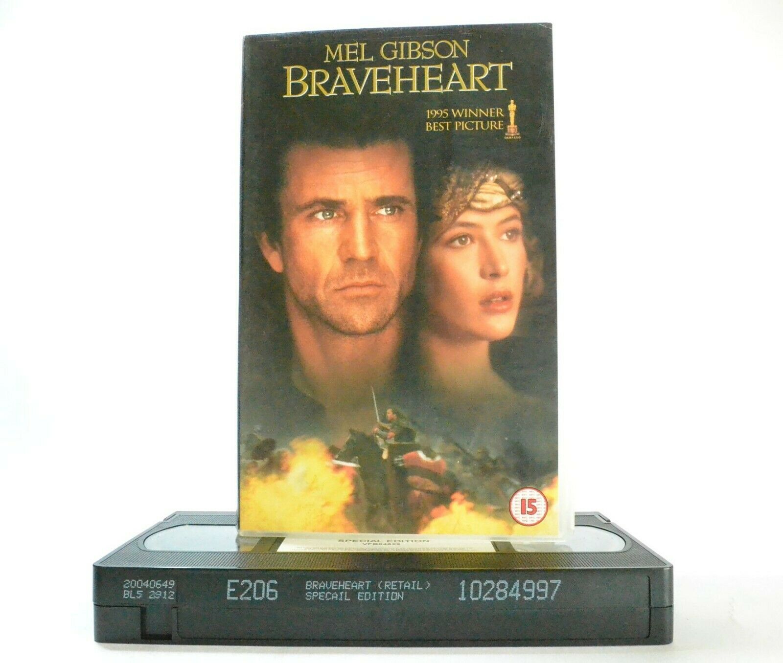 Braveheart: Epic War Drama (1995) - First War Of Scottish Independence - Pal VHS-