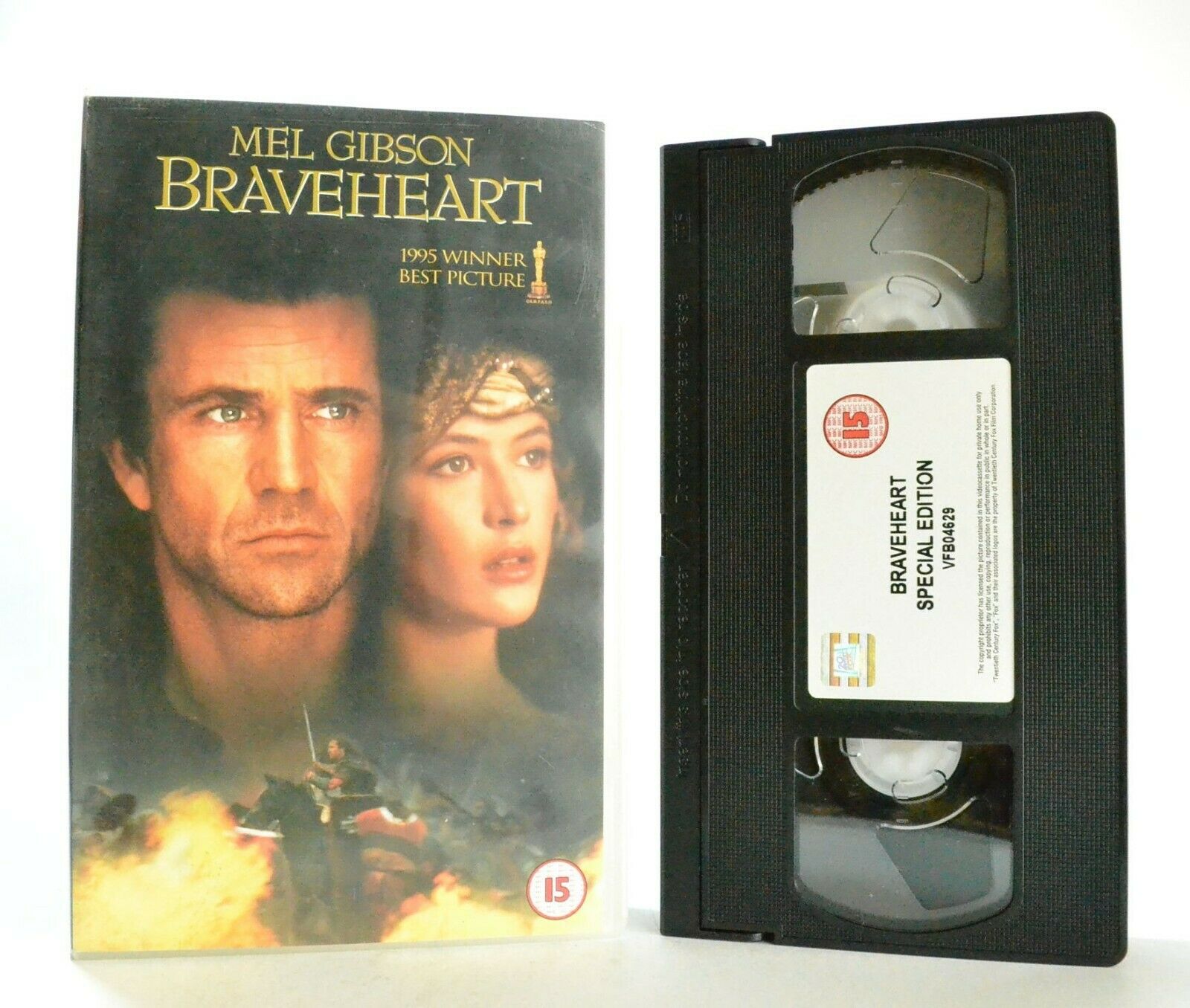 Braveheart: Epic War Drama (1995) - First War Of Scottish Independence - Pal VHS-