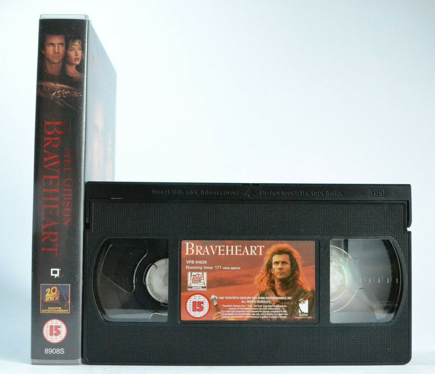 Braveheart: THX Mastered - Epic War Drama - Mel Gibson/Sophie Marceau - Pak VHS-