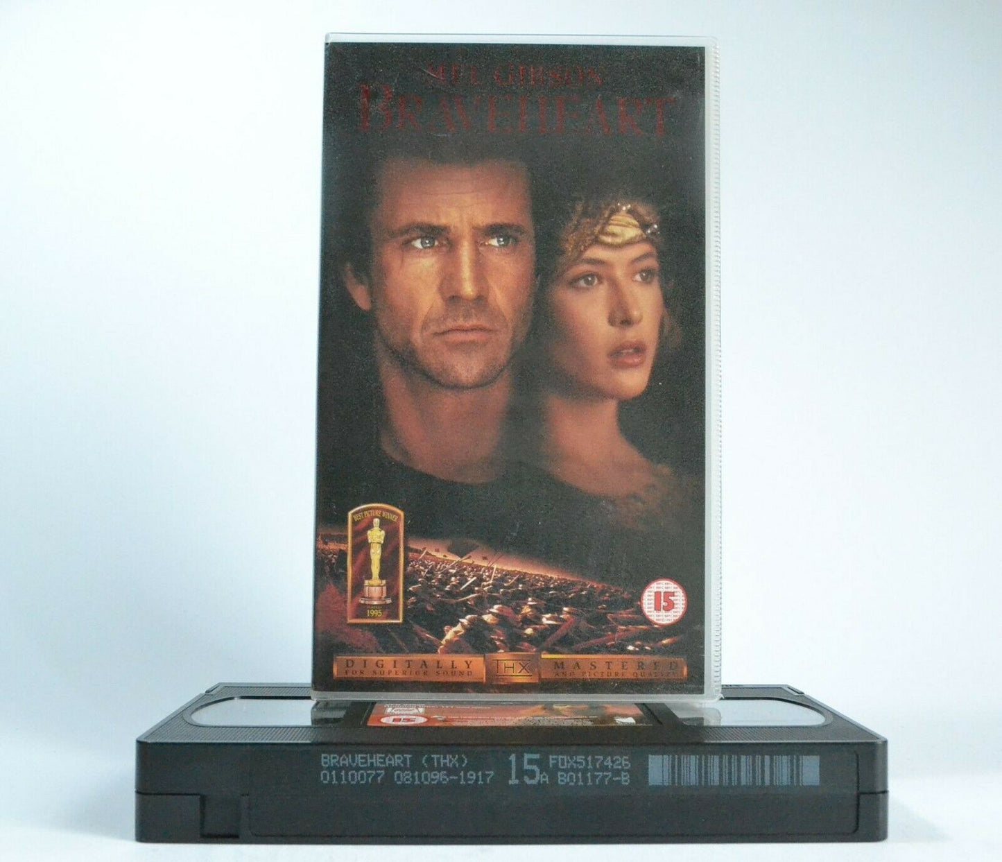 Braveheart: THX Mastered - Epic War Drama - Mel Gibson/Sophie Marceau - Pak VHS-