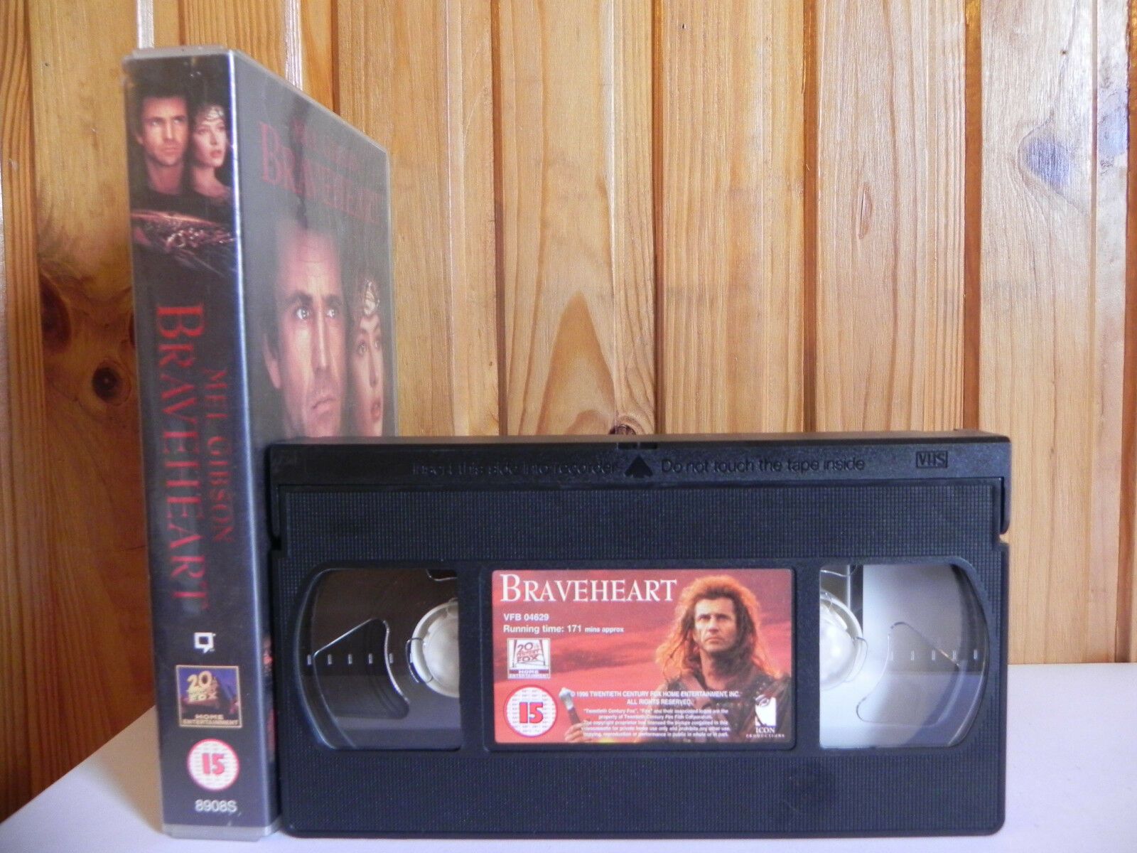 Braveheart (THX Mastered) War Drama - Mel Gibson - Pal VHS-