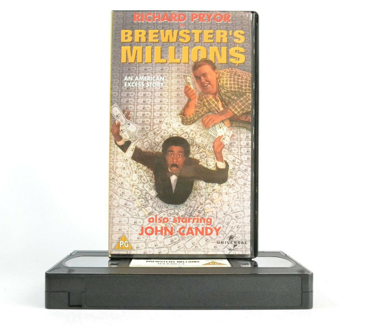 Brewster Millions: Based On G.Barr Novel - Comedy - R.Pryor/J.Candy - Pal VHS-