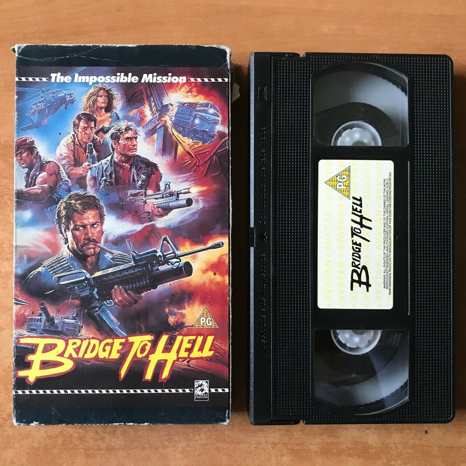 Bridge To Hell [Umberto Lenzi] Avatar; Carton Box - Action - War Drama - Pal VHS-