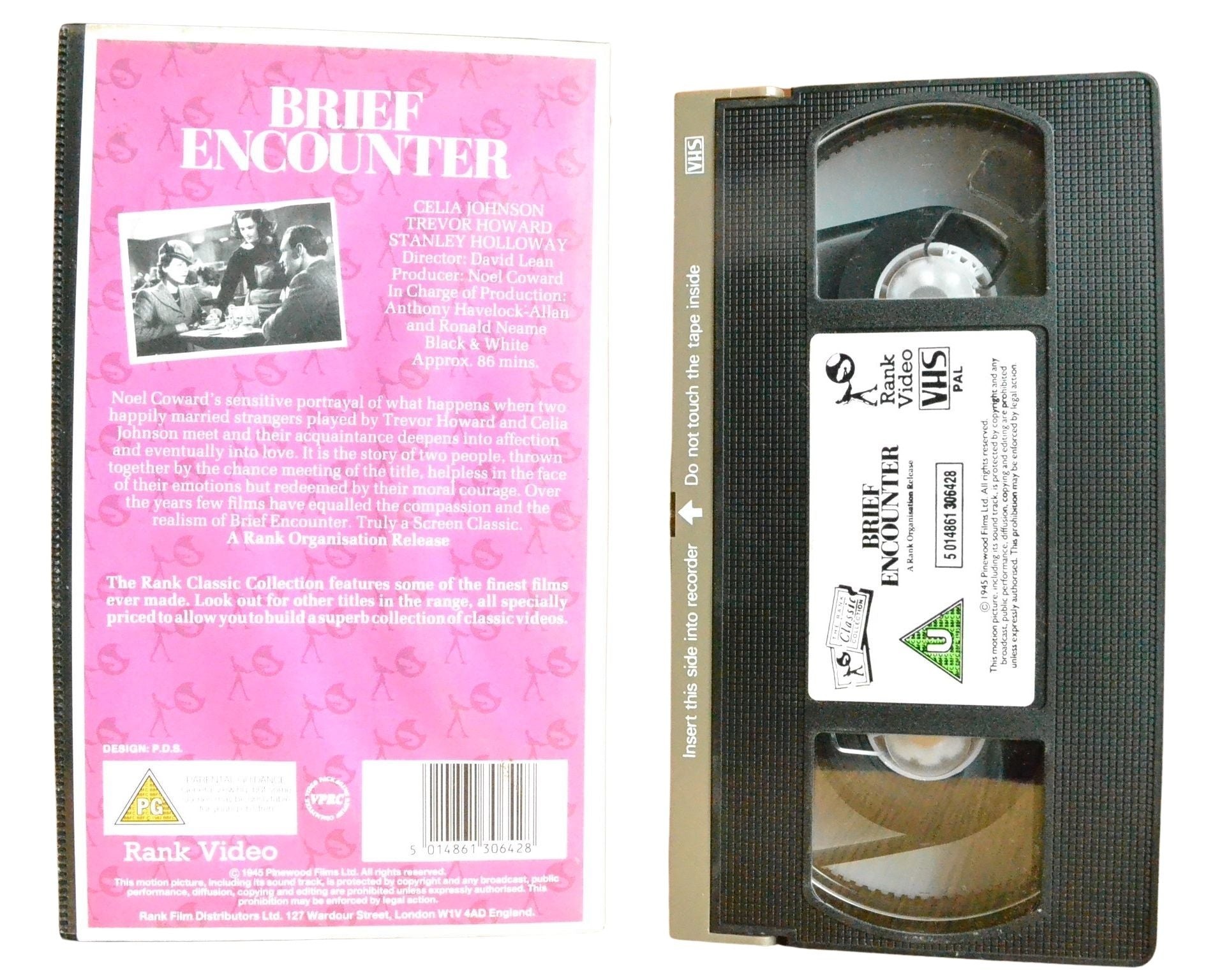 Brief Encounter - Celia Johnson - Vintage - Pal VHS-