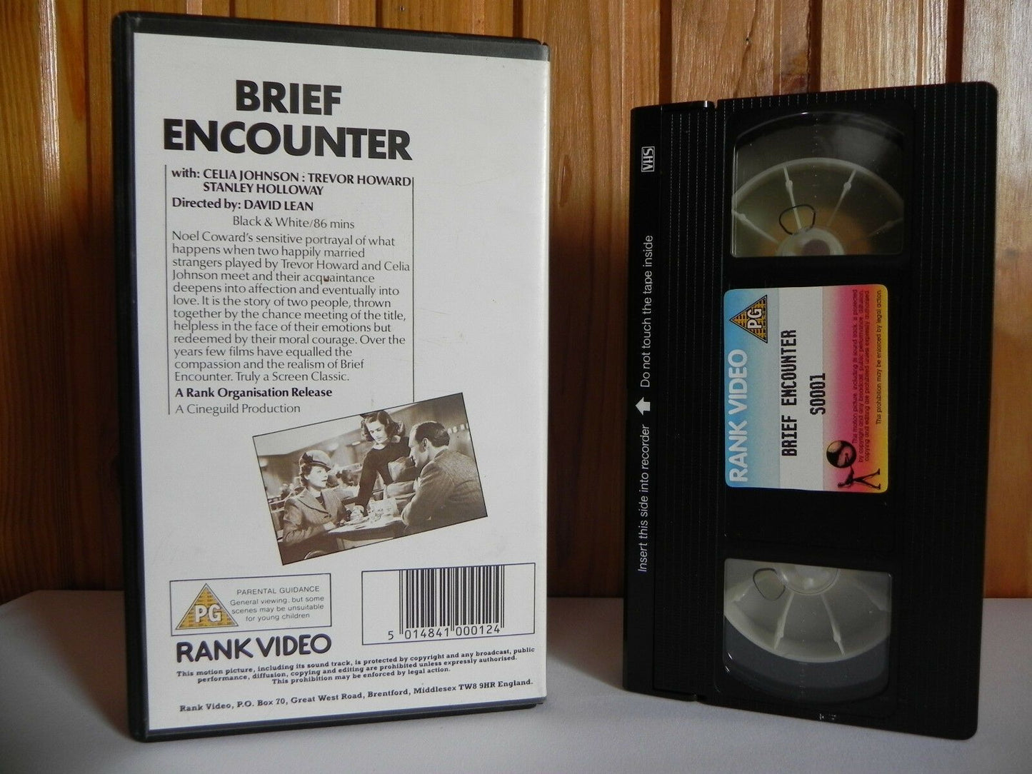 Brief Encounter - Rank Video - Romance - Celia Johnson - Trevor Howard - Pal VHS-