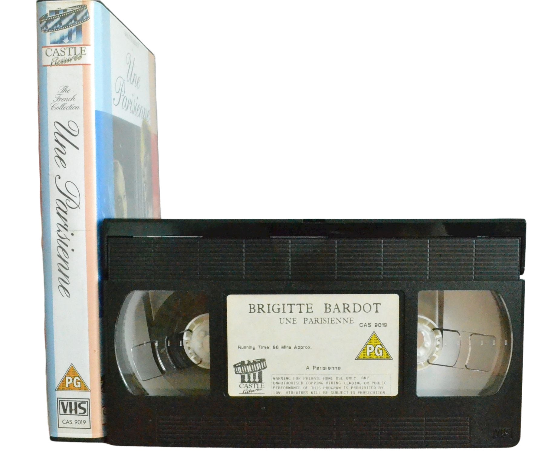 Brigitte Bardot in Une Parisienne - Brigitte Bardot - Castle Flower - Vintage - Pal VHS-