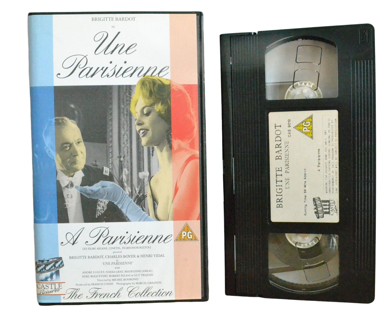 Brigitte Bardot in Une Parisienne - Brigitte Bardot - Castle Flower - Vintage - Pal VHS-