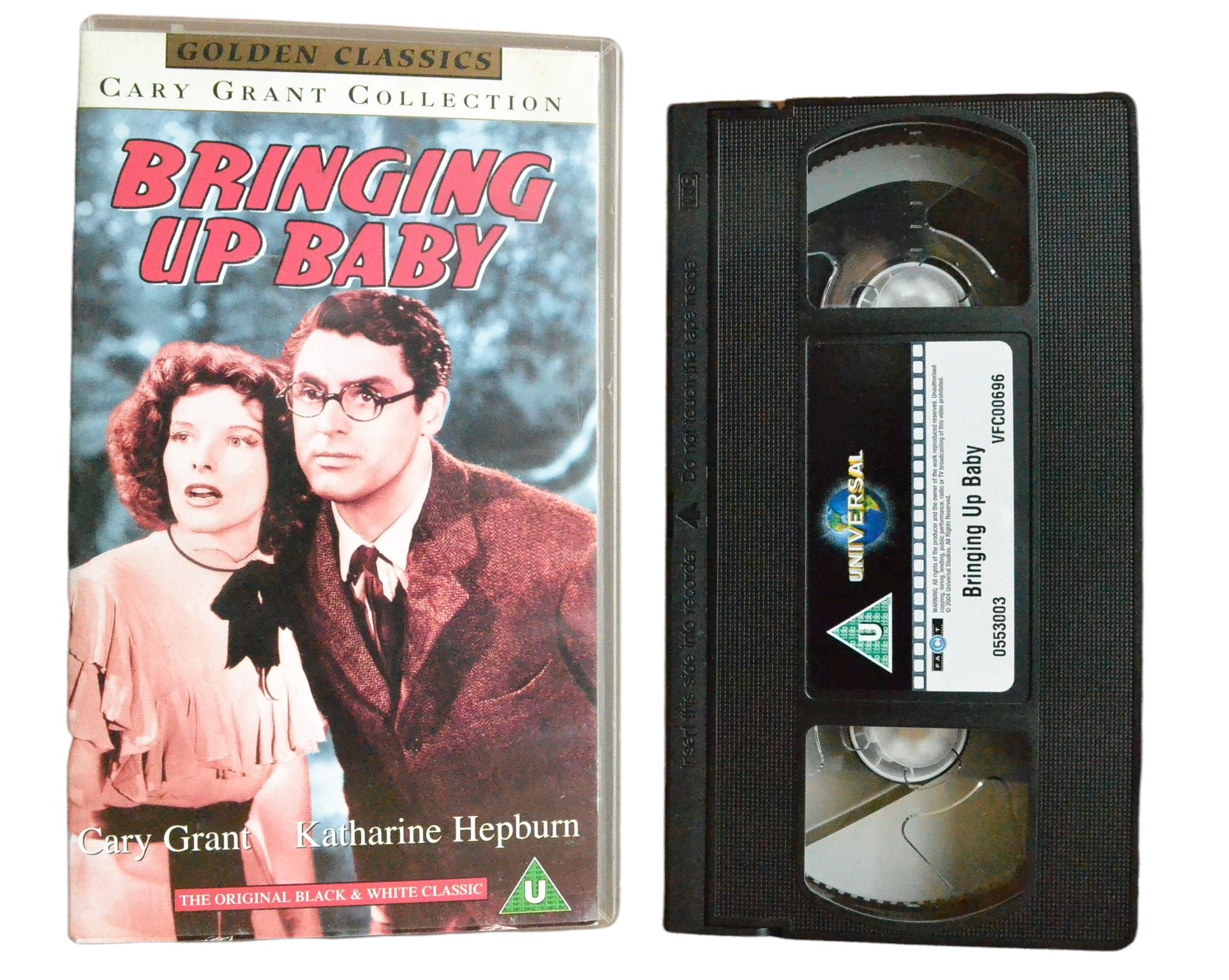 Bringing Up Baby - Cary Grant - 4Front Video - Vintage - Pal VHS-