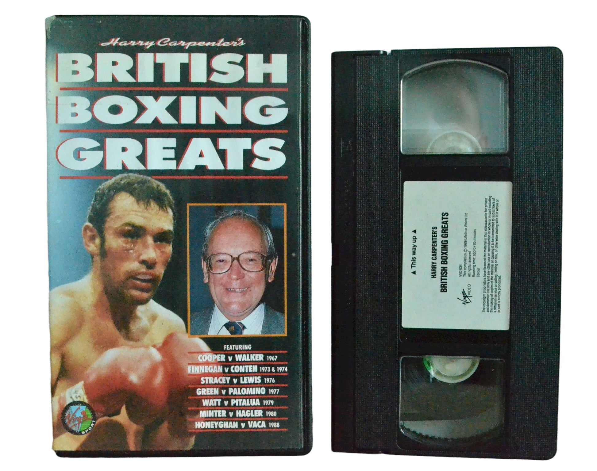 British Boxing Greats - Henry Cooper - Virgin Video - Boxing - Pal VHS-