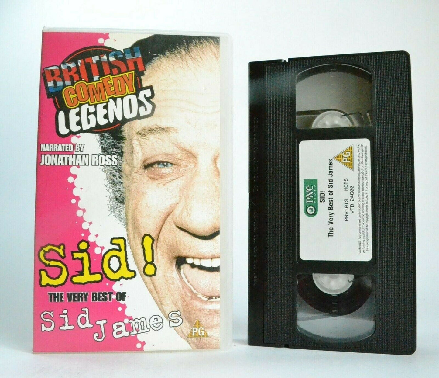 British Comedy Legends (1996): The Very Best Of Sid James - Compilation - VHS-