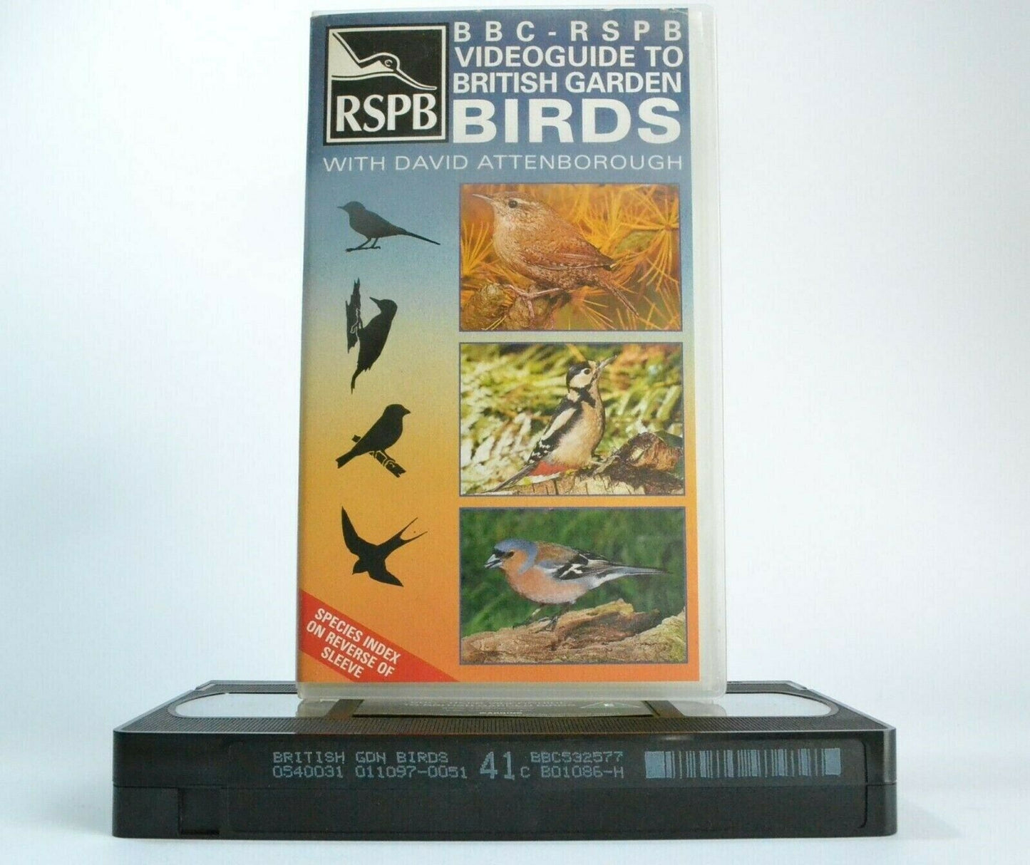 British Garden Birds: By David Attenborough - BBC-RSPB Videoguide - Pal VHS-