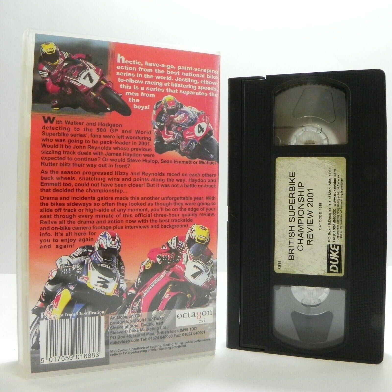 British Superbike: Championship Review 2001 - John Reynolds - Steve Hislop - VHS-