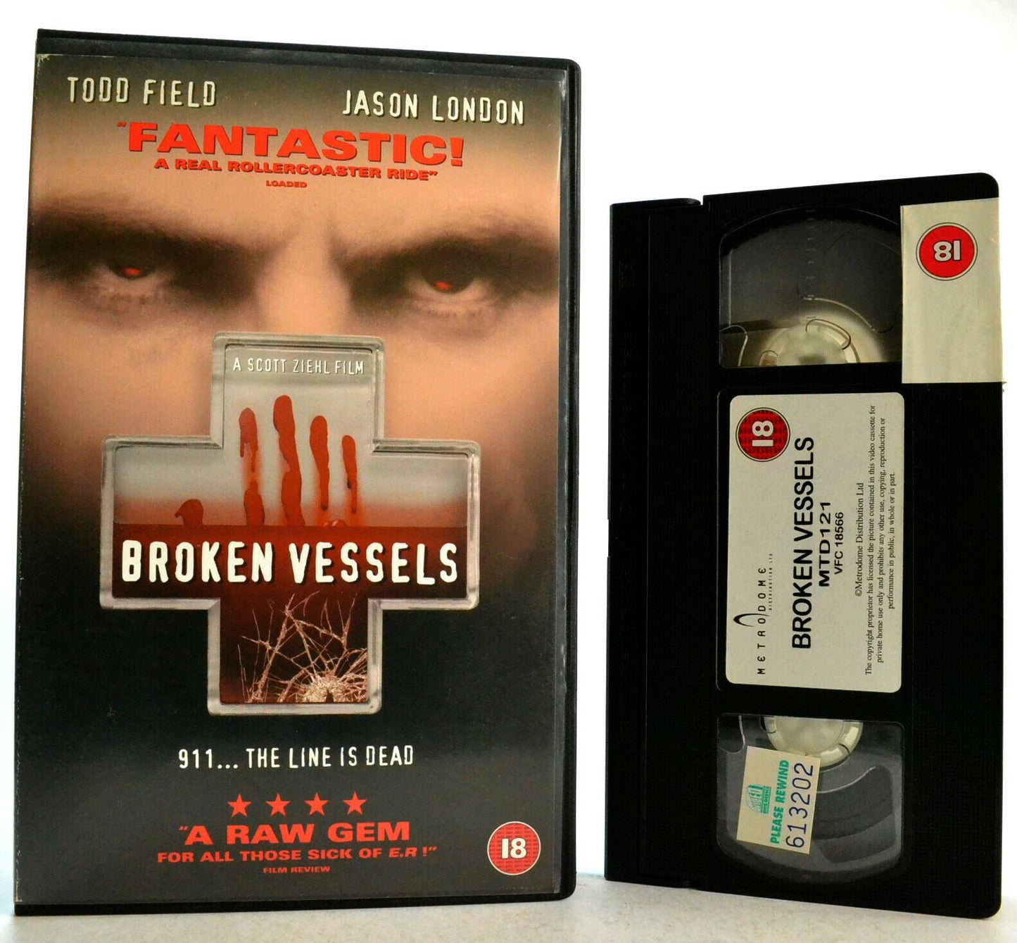 Broken Vessels: Medical Drama (1999) - Large Box - Ex-Rental - Todd Field - VHS-