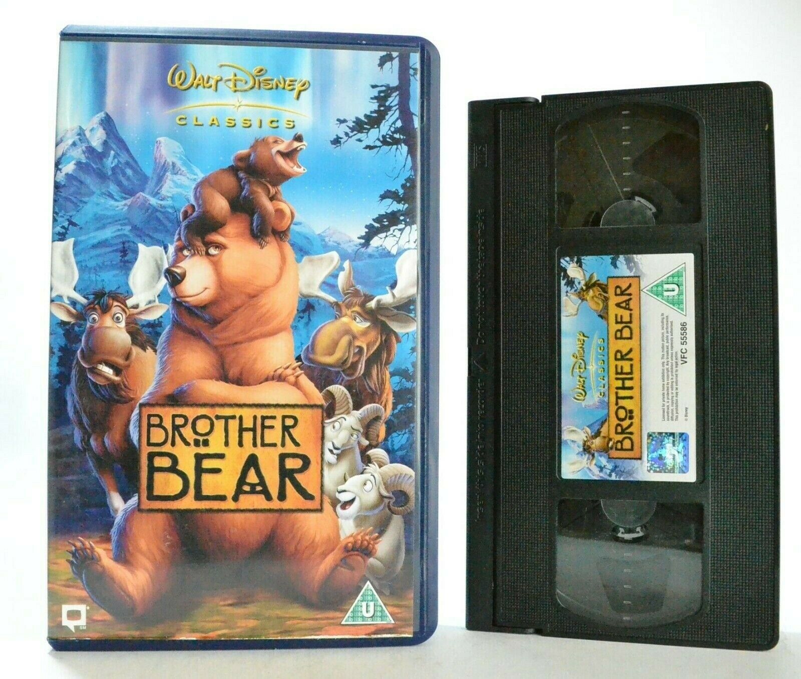 Brother Bear: Animated Film (2003) - Walt Disney - Adventures - Kids - Pal VHS-