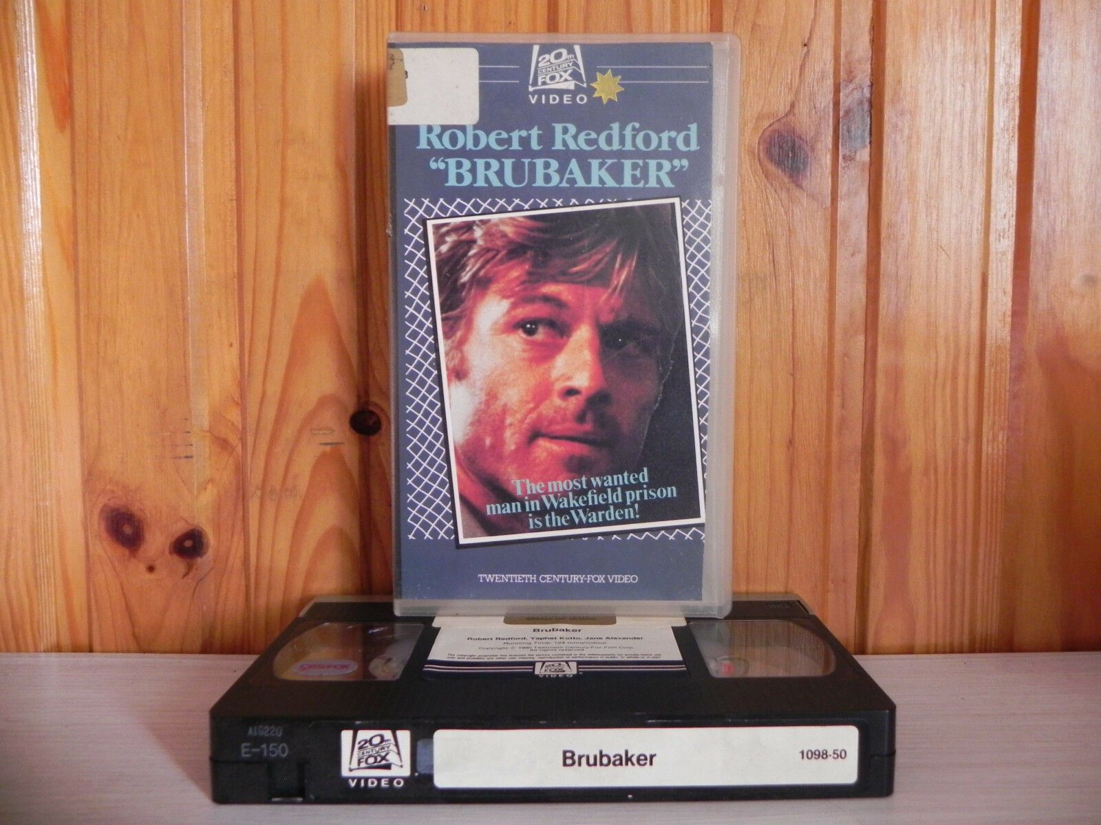 Brubaker (1980): Prison Drama - Robert Redford - 124 Mins - Pre-Cert - Pal VHS-