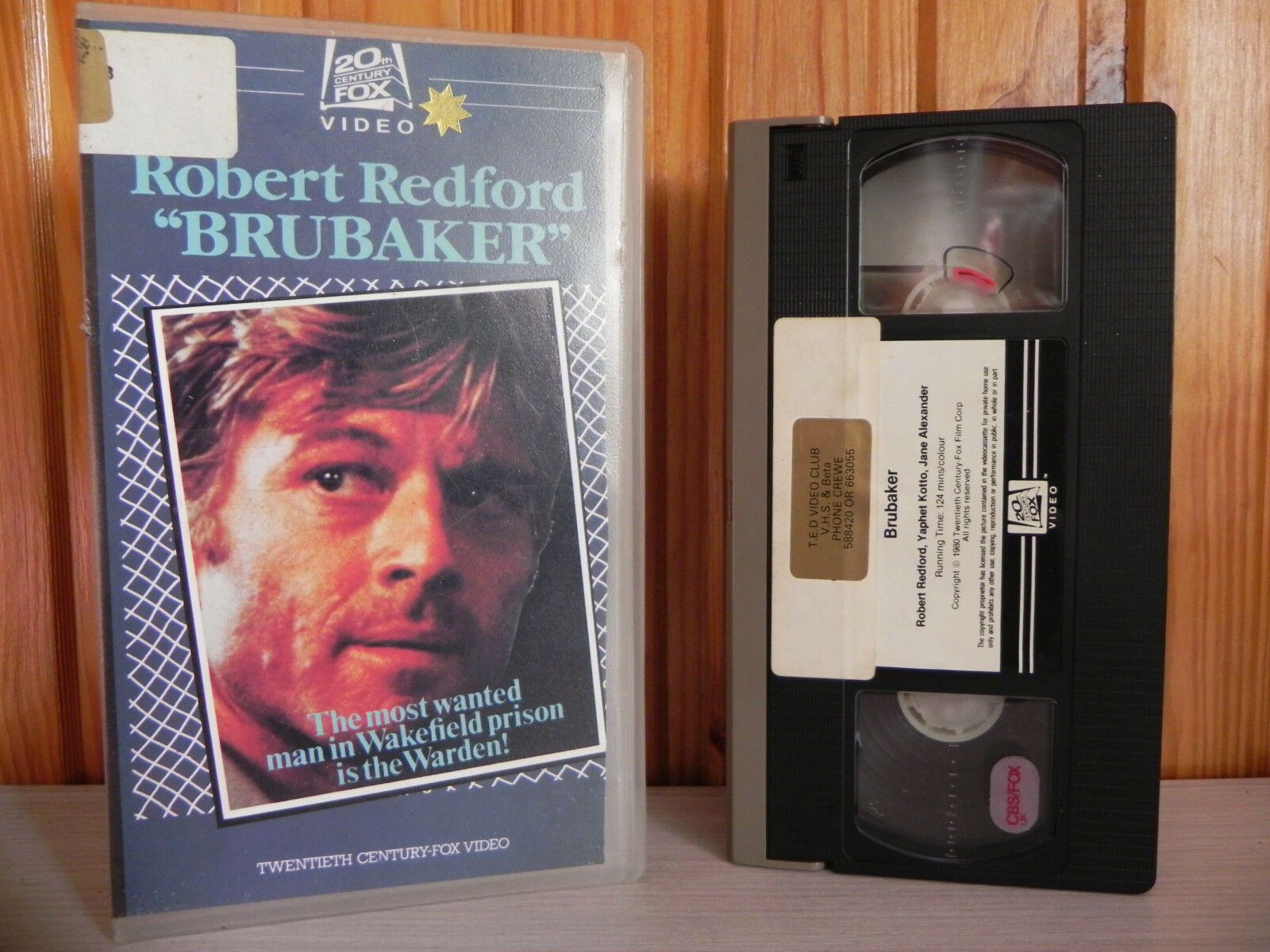 Brubaker (1980): Prison Drama - Robert Redford - 124 Mins - Pre-Cert - Pal VHS-