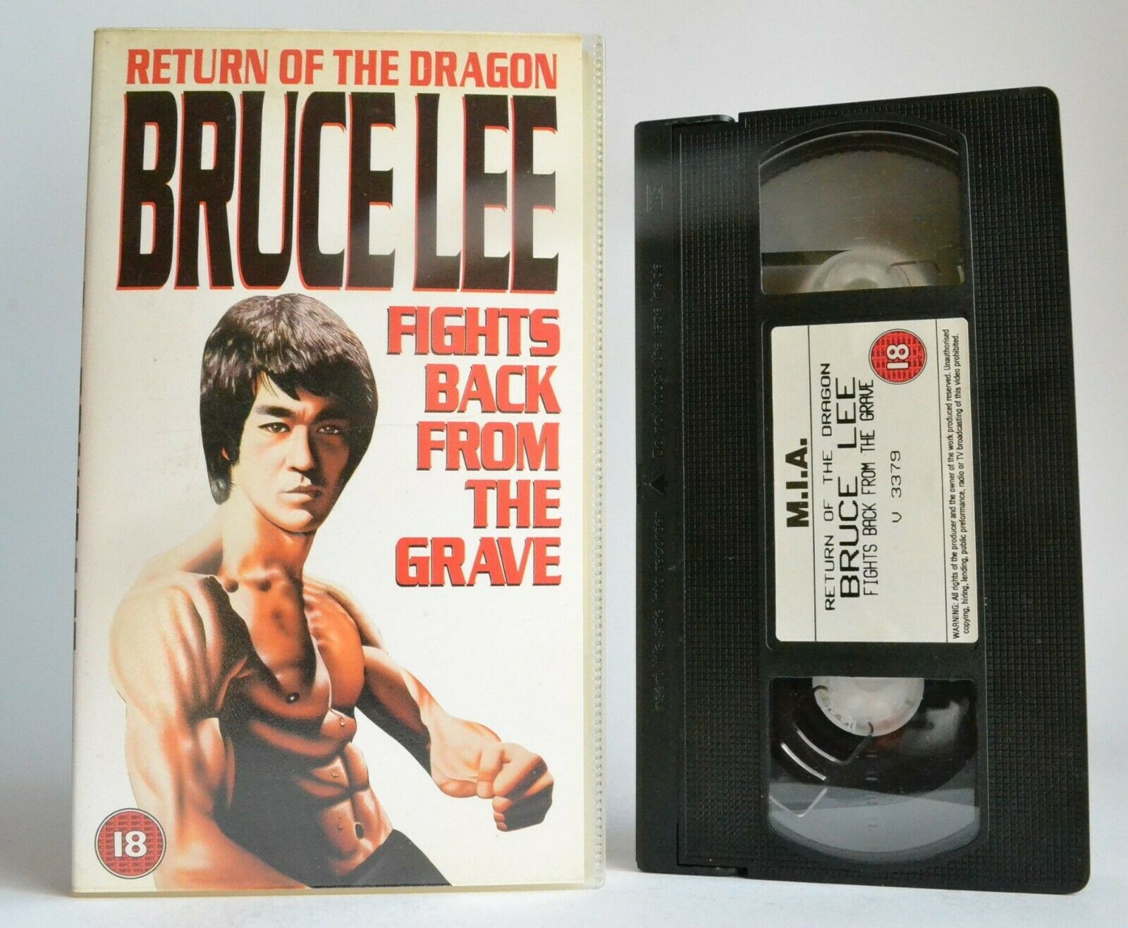 Bruce Lee Fights Back From The Grave (1976) - Martial Arts Action - Jun Chong - Pal VHS-