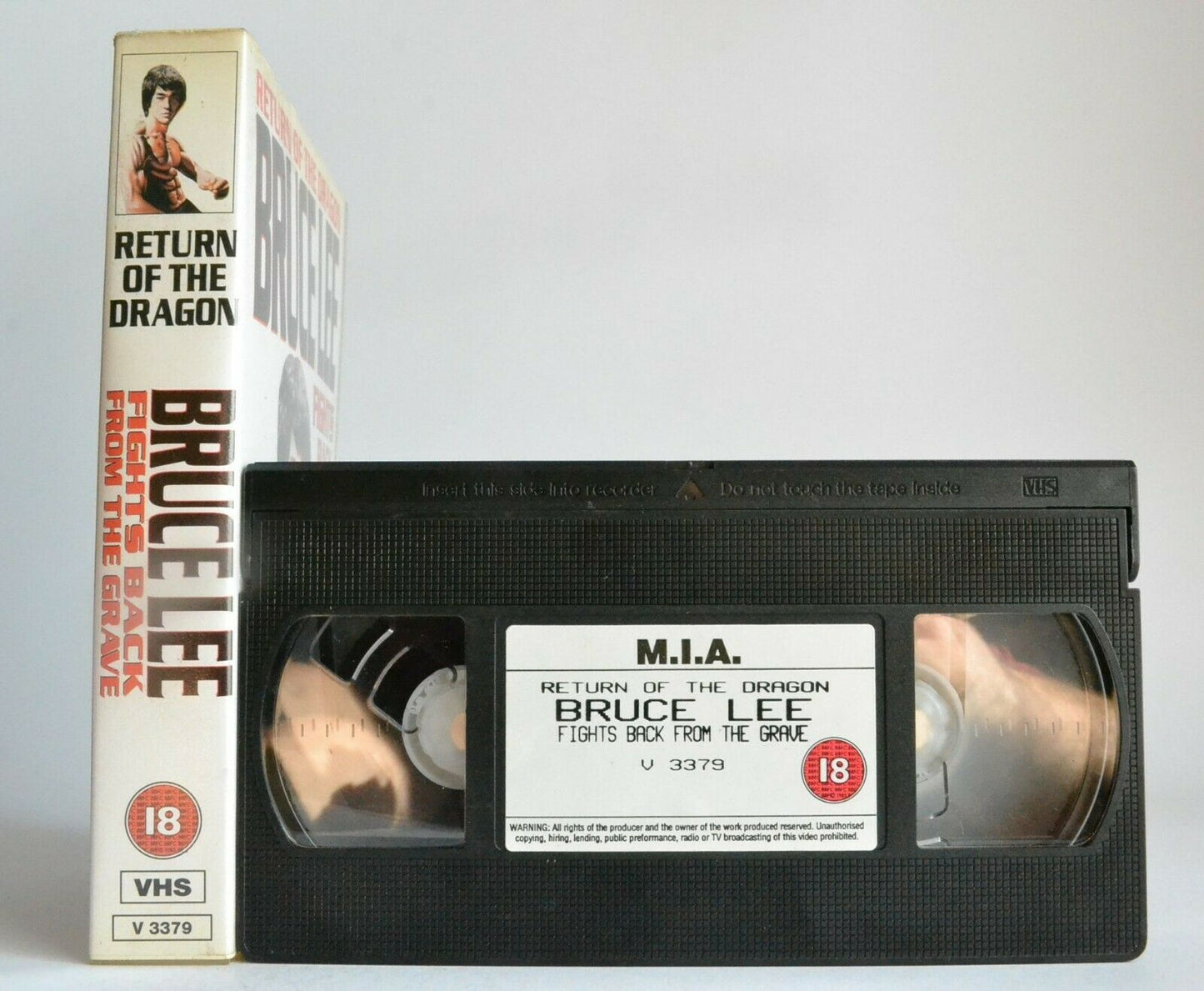 Bruce Lee Fights Back From The Grave (1976) - Martial Arts Action - Jun Chong - Pal VHS-