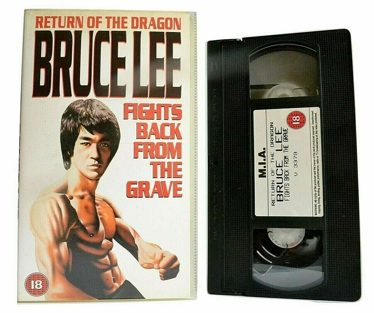 Bruce Lee Fights Back From The Grave (1976) - Martial Arts Action - Jun Chong - Pal VHS-