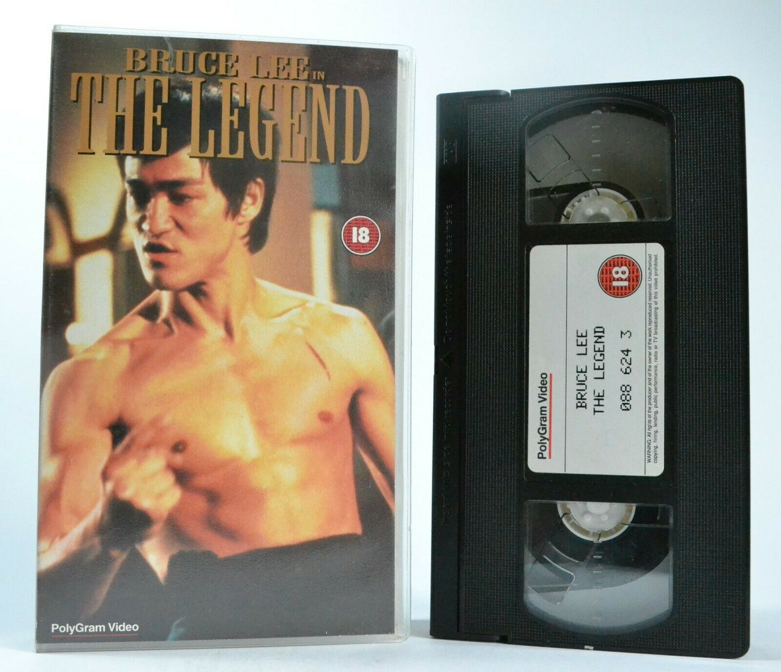 Bruce Lee: The Legend - (1994) Polygram - Documentary - Kung-Fu Hero - Pal VHS-