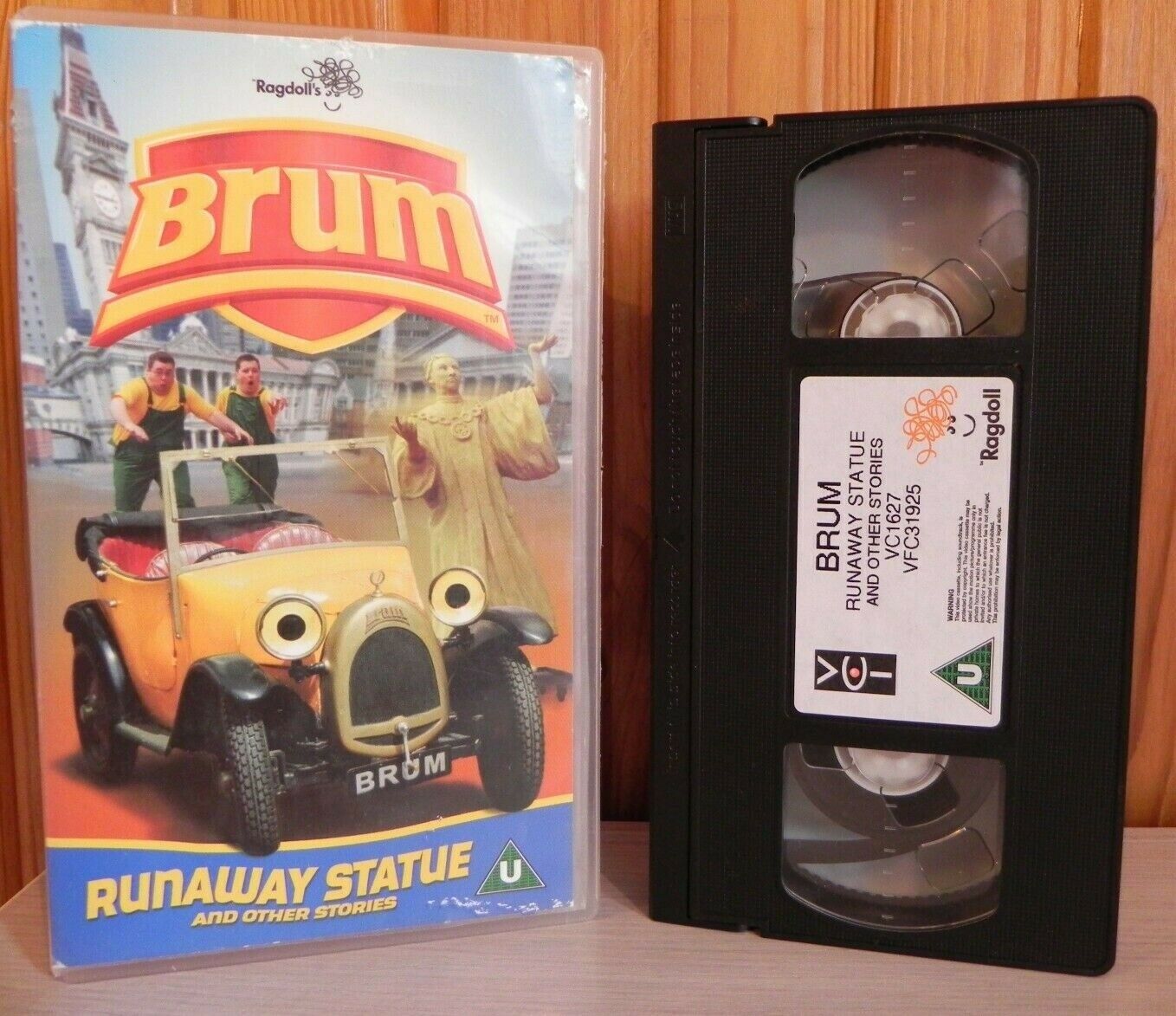 Brum: Runaway Statue - Animated - Fun Adventures - Children's - Pal VHS-