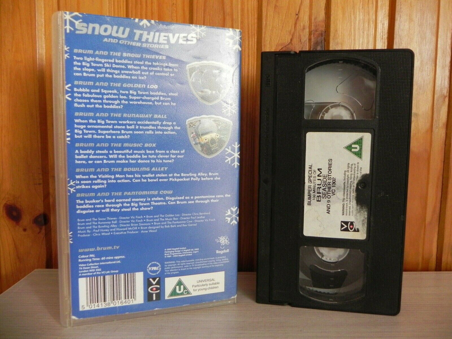 Brum - Snow Thieves - Loo - Bowling - Ragdoll's Preschool - Kids Video - Pal Vhs-