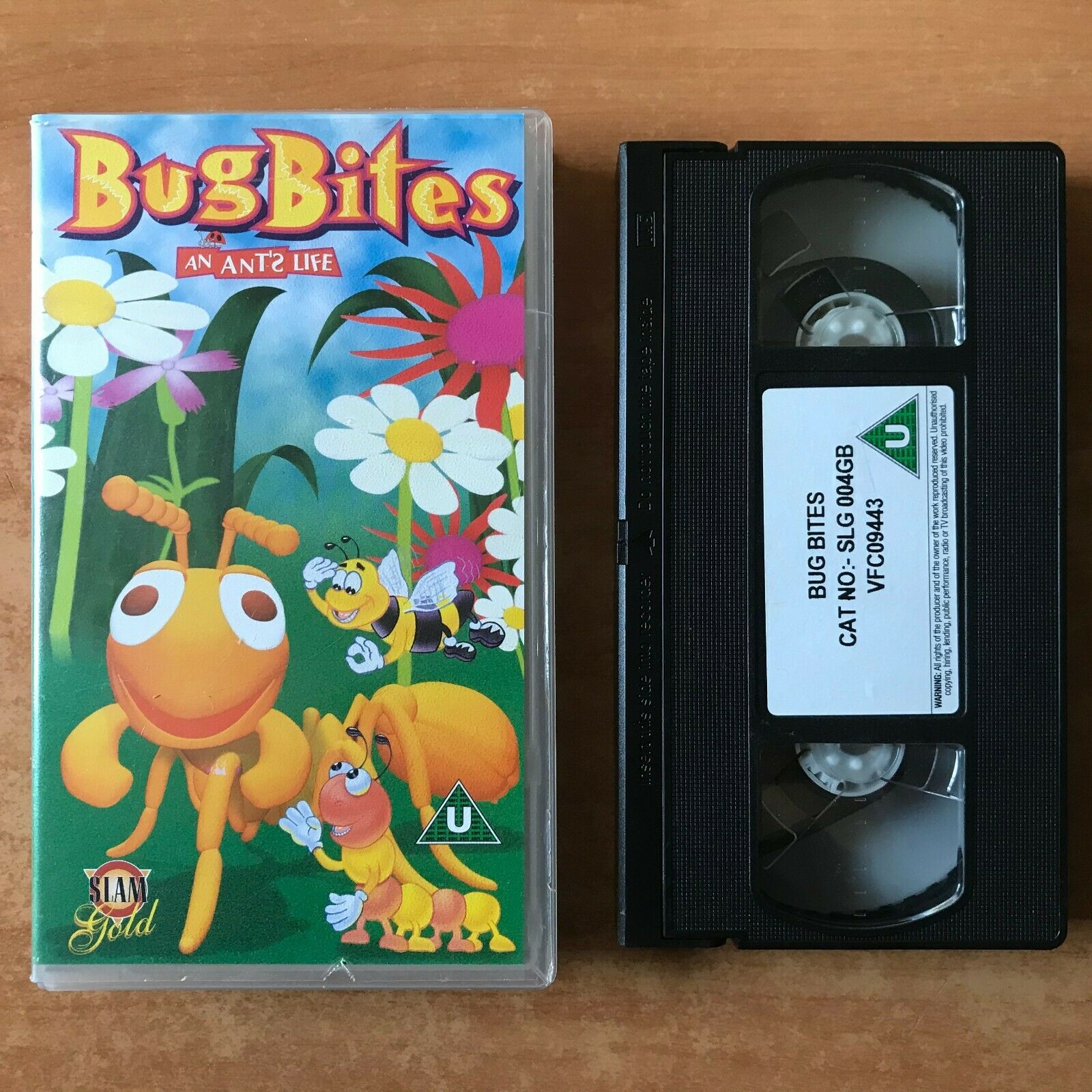 Bug Bites: An Ant's Life [Slam Gold] Animated Adventures - Children's - Pal VHS-