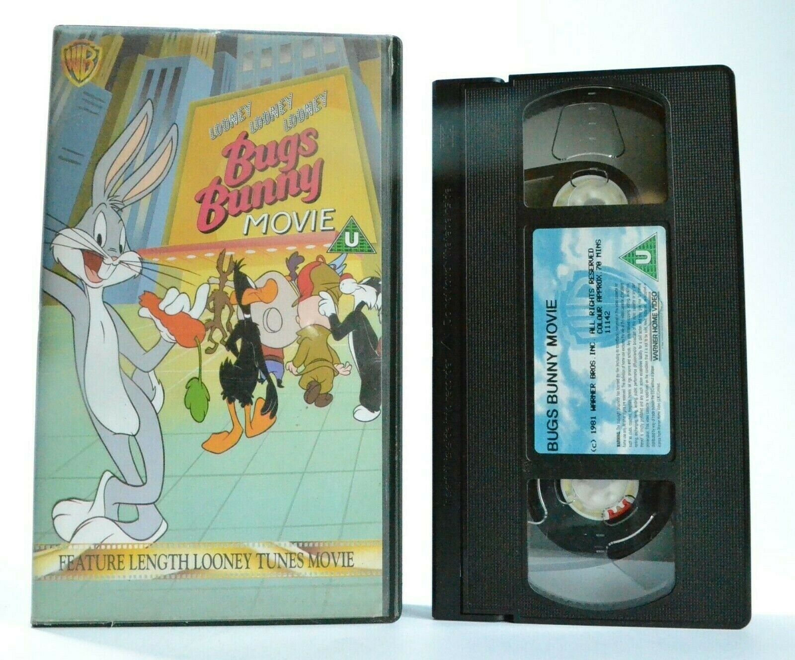 Bugs Bunny Movie: (1981) Warner - Animated - Looney Tunes - Children's - VHS-