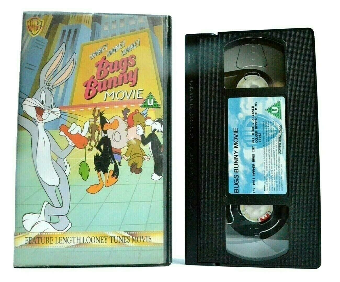 Bugs Bunny Movie: (1981) Warner - Animated - Looney Tunes - Children's - VHS-