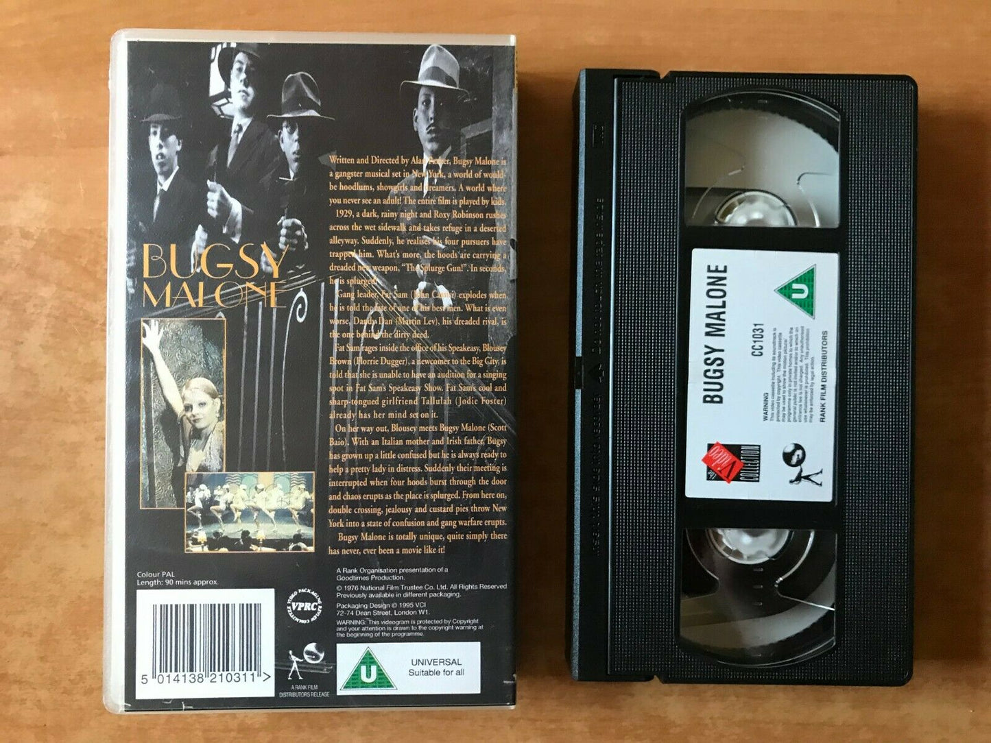 Bugsy Malone (1976); [Alan Parker] Gangster Musical Spoof - Jodie Foster - VHS-