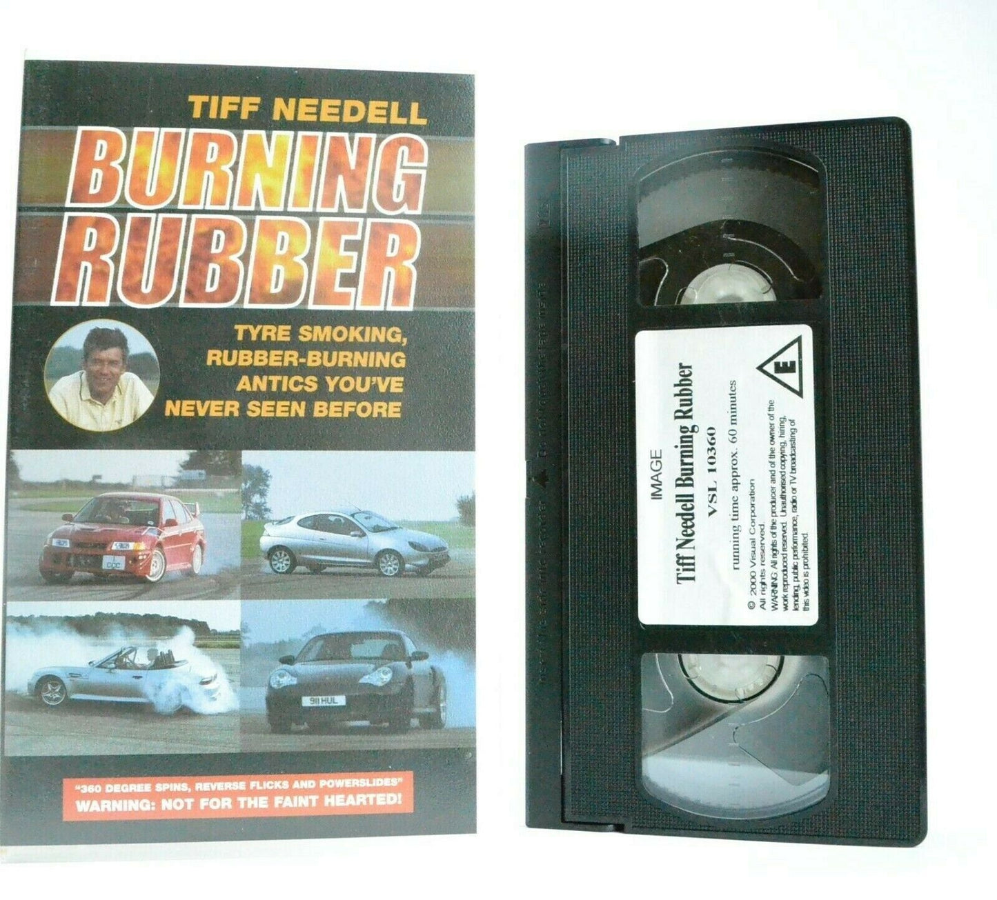 Burning Rubber: By Tiff Needell - Tyre Smoking Cars - Porsche 911 Turbo - VHS-