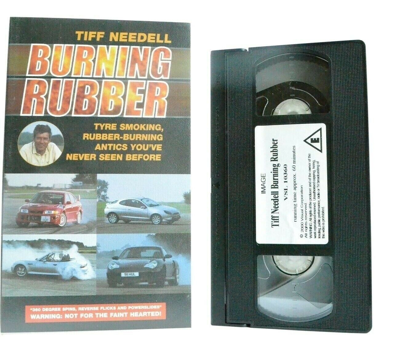 Burning Rubber: By Tiff Needell - Tyre Smoking Cars - Porsche 911 Turbo - VHS-