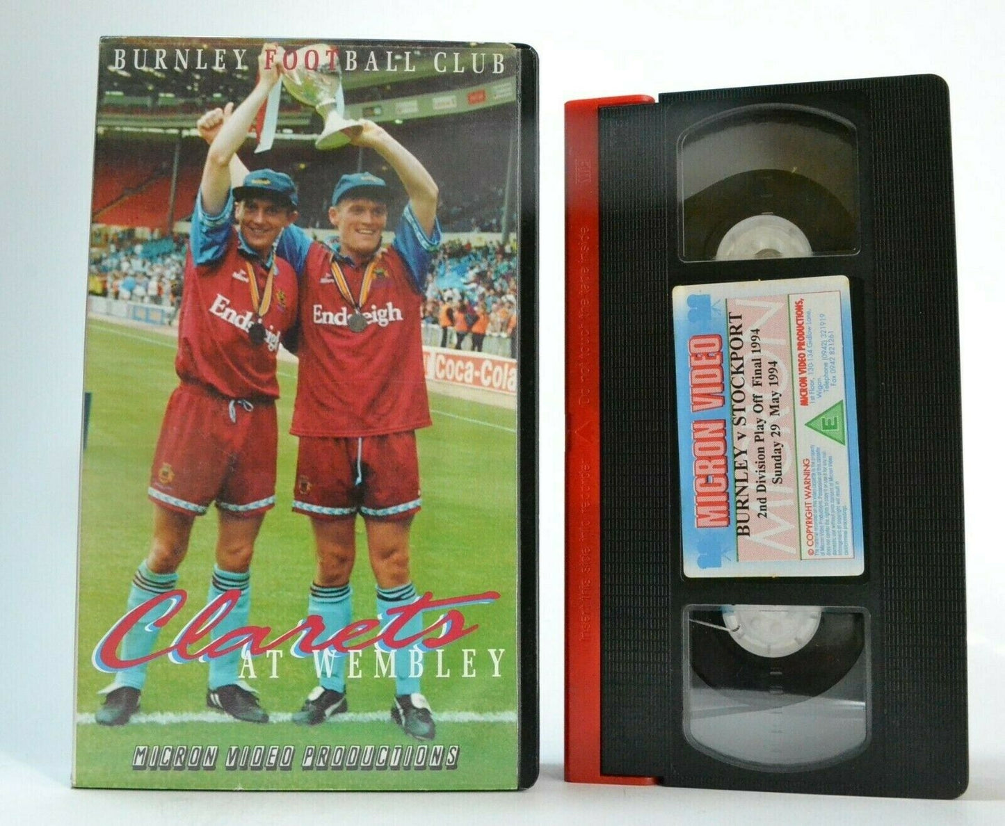 Burnley V Stockport: 2nd Division Play Off Final 1994 - Football - Sports - VHS-