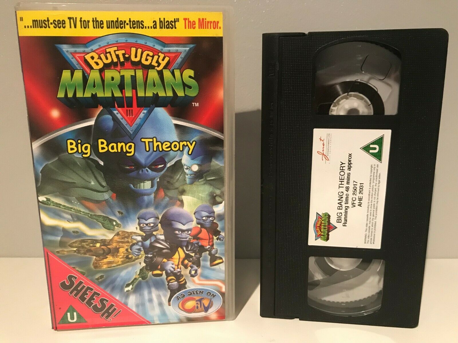 Butt-Ugly Martians: Big Bang Theory - Action Adventures - Animated - Kids - VHS-