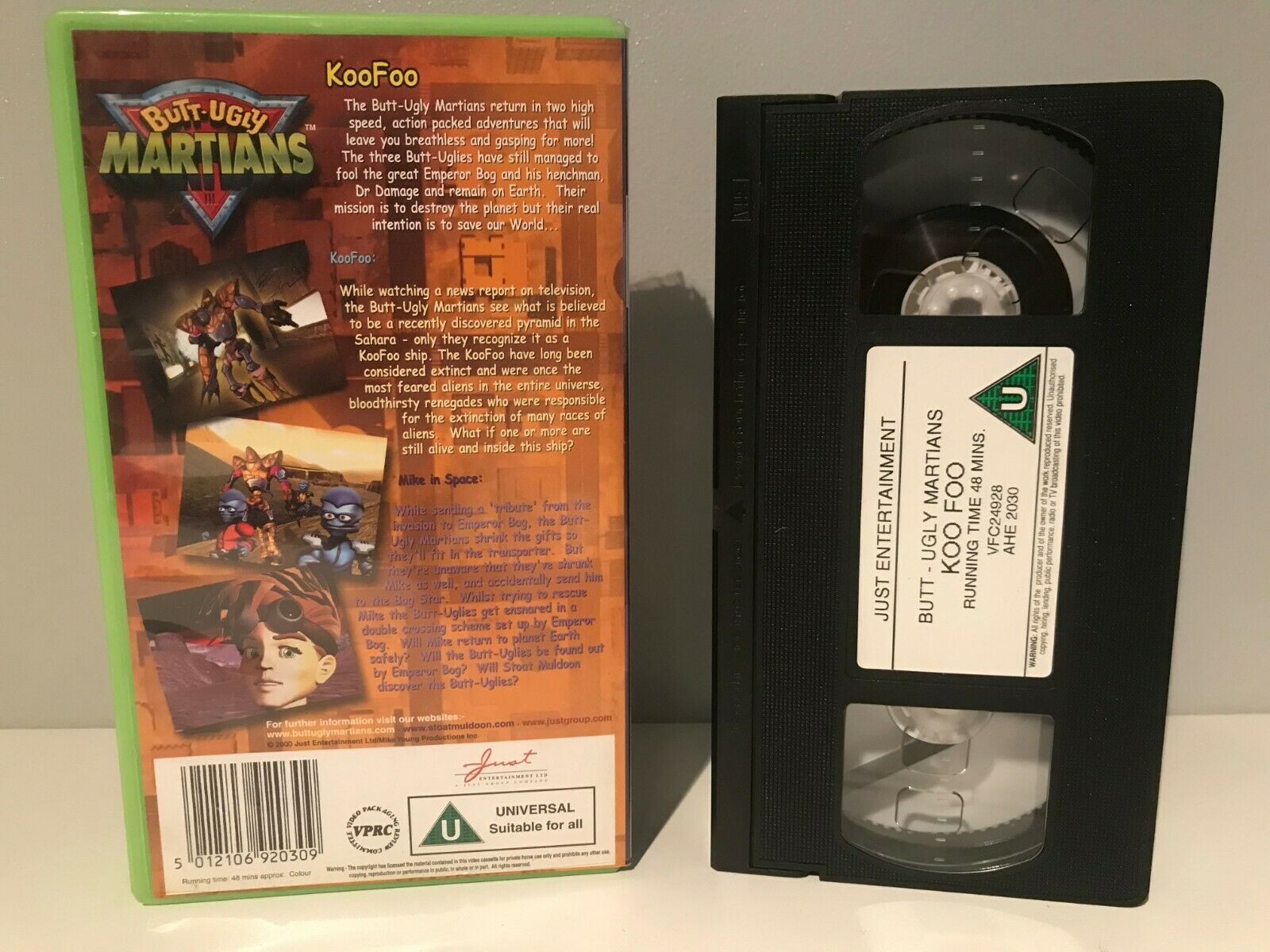 Butt-Ugly Martians: KooFoo - Action Adventures - Animated - Children's - Pal VHS-